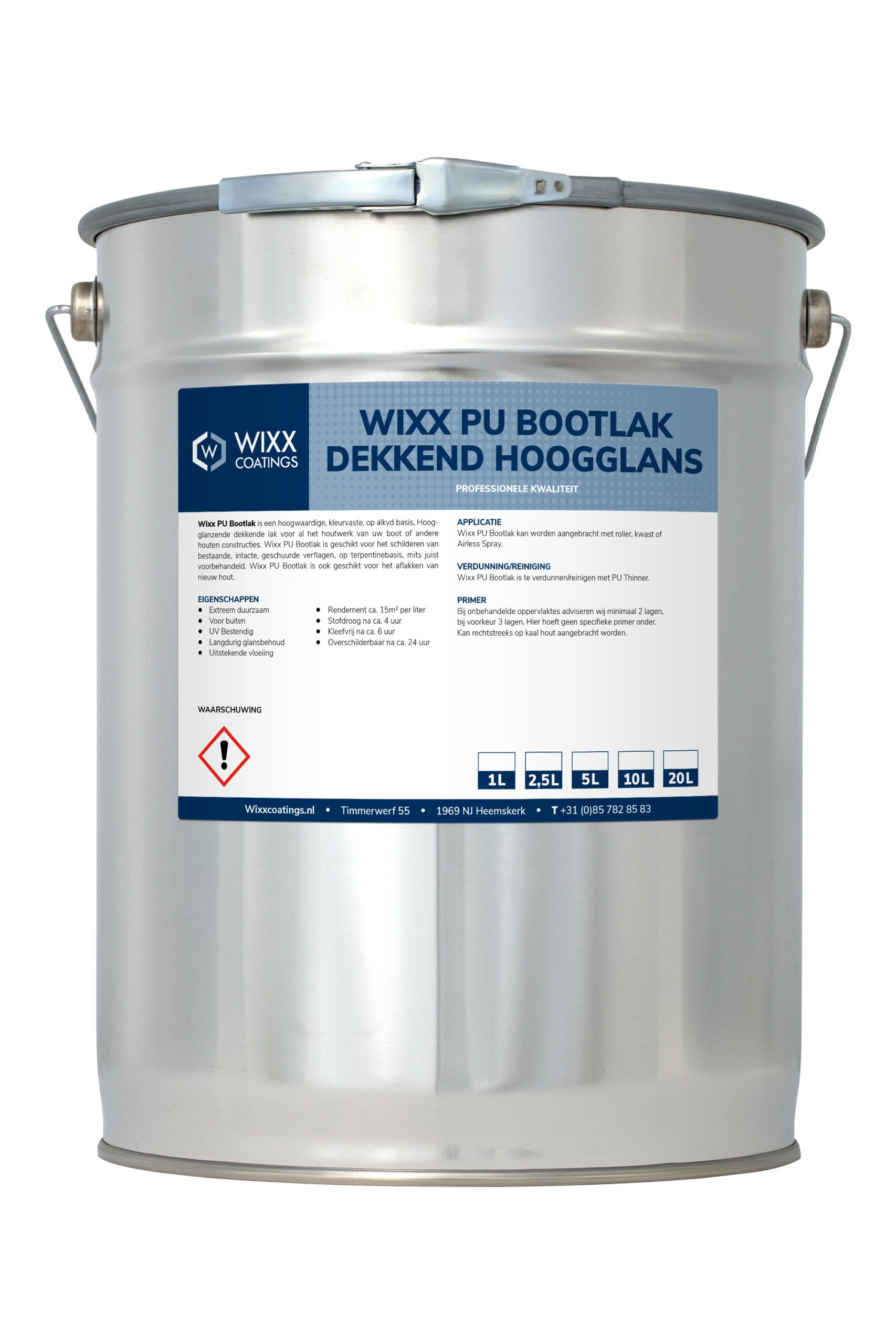 Blik bootlak van Wixx Coatings