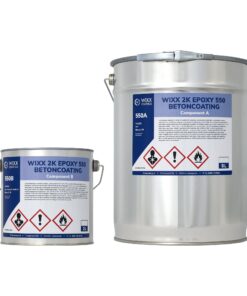 Blik epoxy betoncoating voor betonnen vloeren