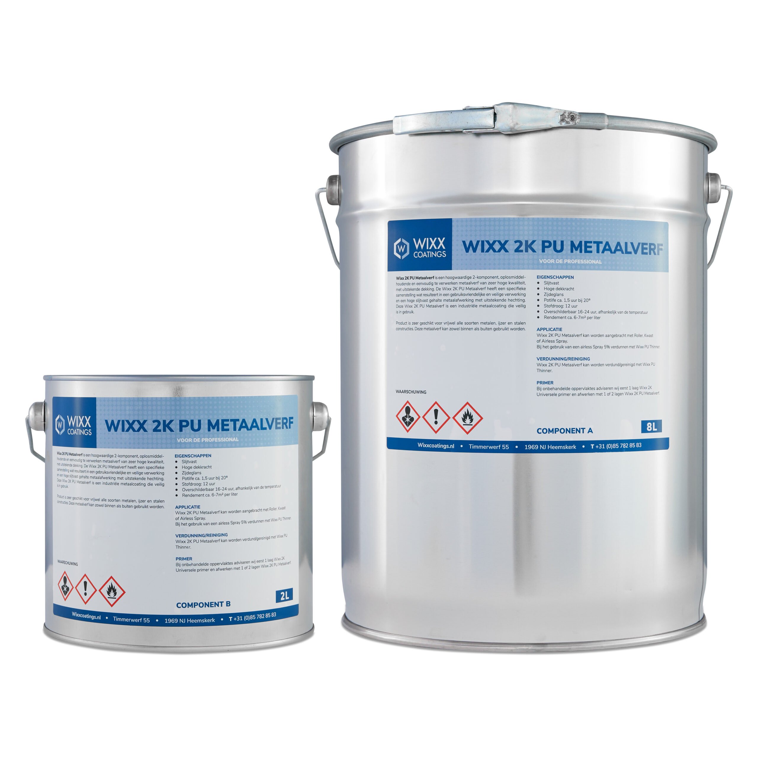 Blik metaalverf van Wixx Coatings