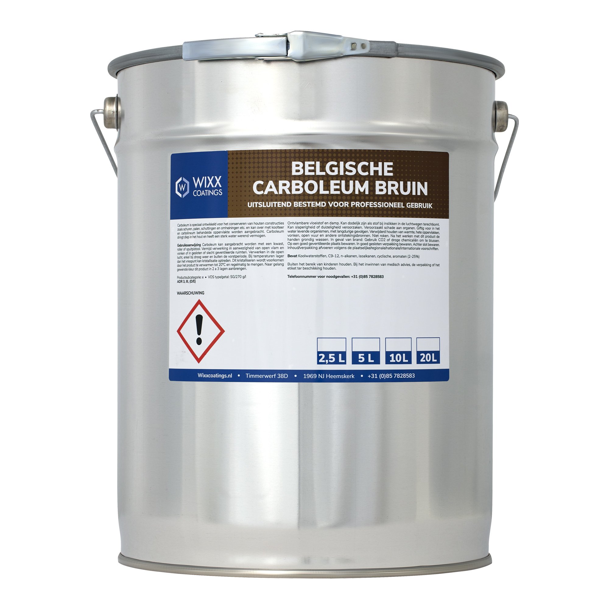 Blik bruinoleum van Wixx Coatings