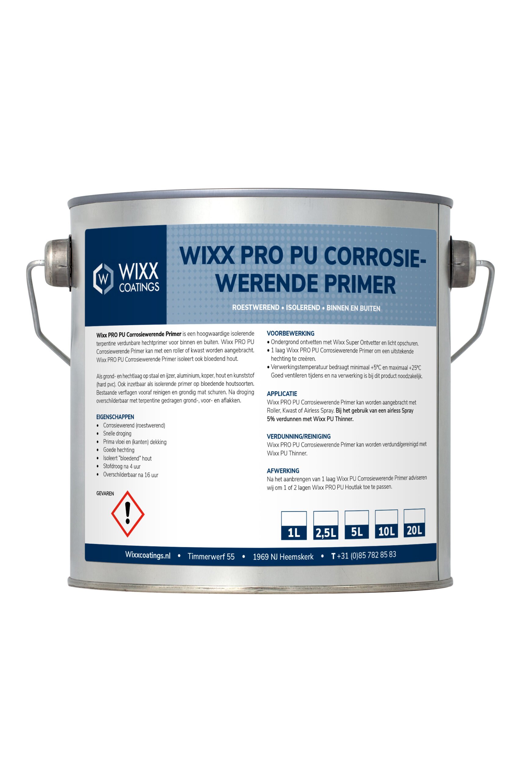 Blik roestwerende primer van Wixx Coatings