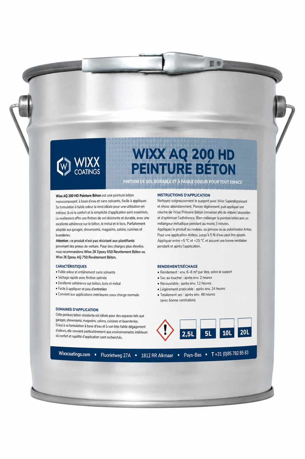 Wixx AQ 200 HD Peinture Béton