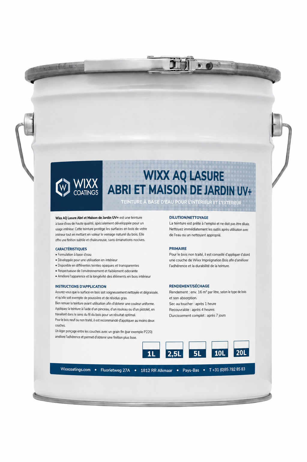 Wixx AQ Lasure Abri et Maison de Jardin UV+