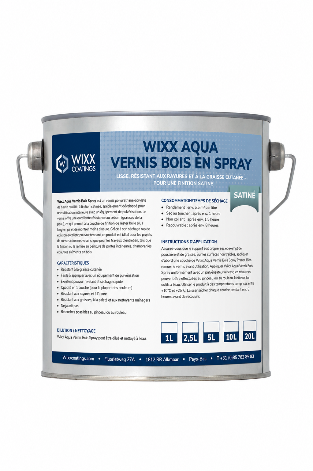Wixx Aqua Vernis Bois en Spray Satiné
