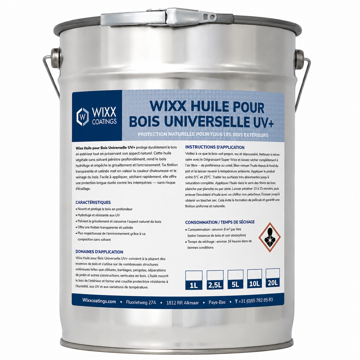 Wixx Huile pour Bois Universelle UV+