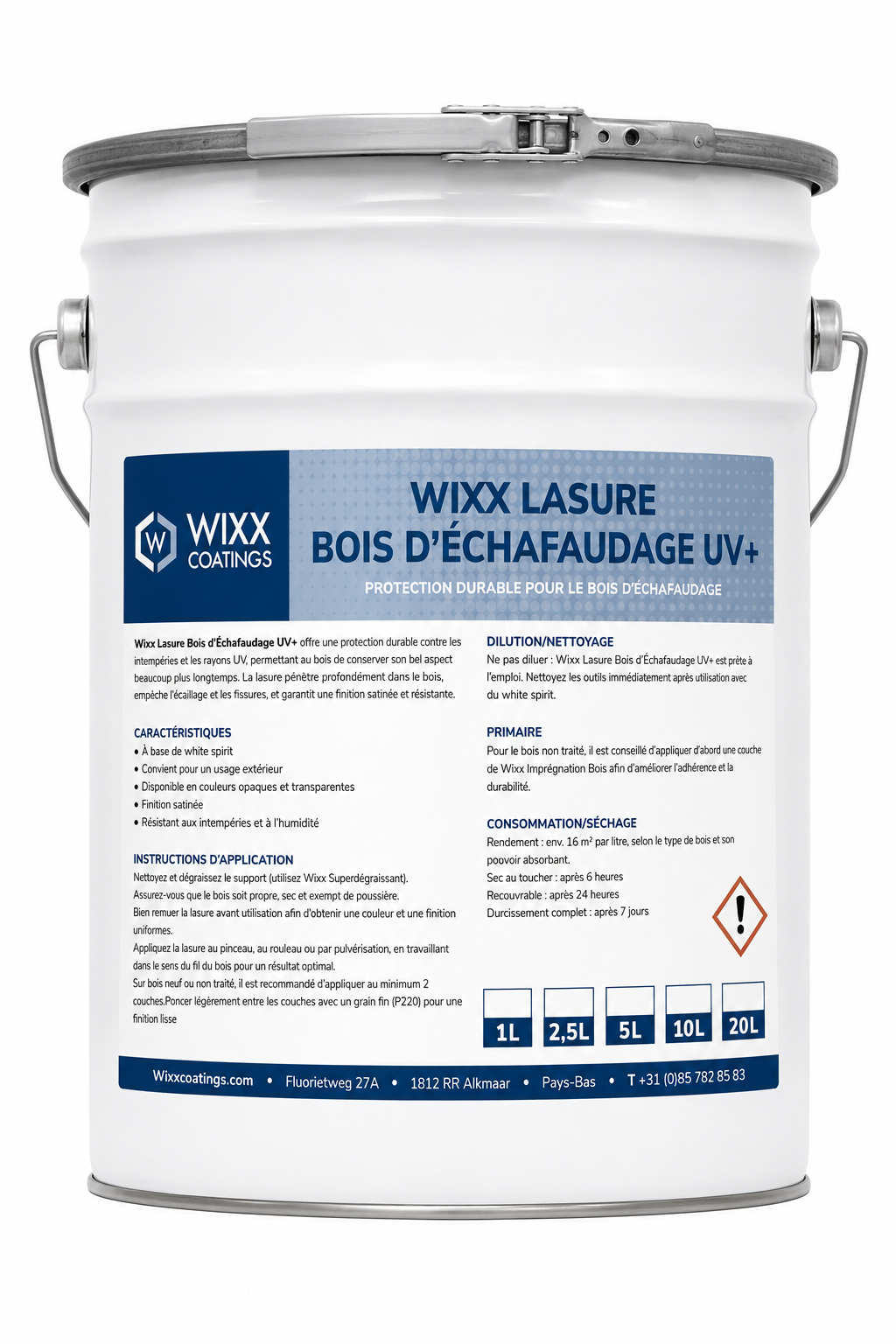 Wixx Lasure Bois d’Échafaudage UV+