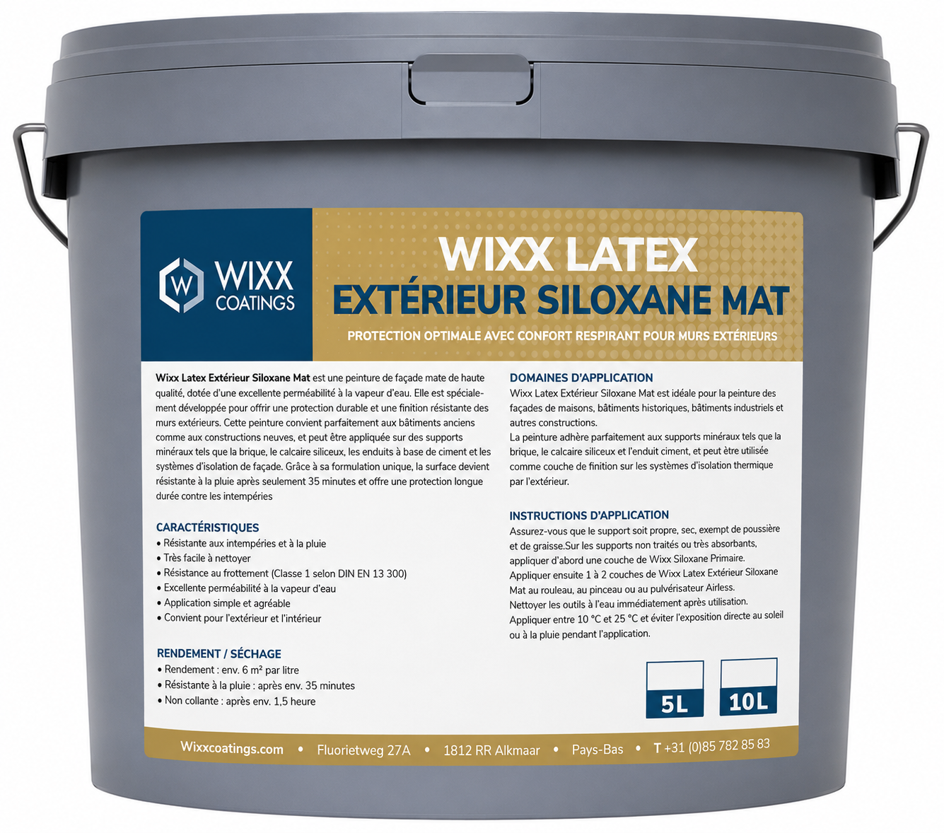 Wixx Latex Extérieur Siloxane Mat