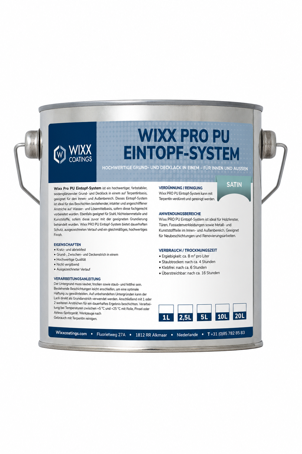 Wixx PRO PU Eintopf-System Satin