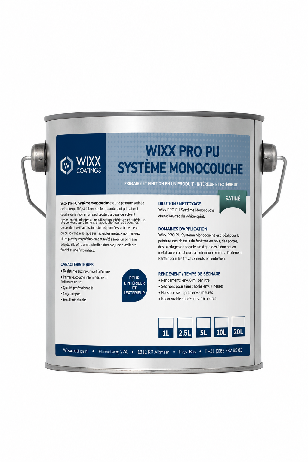 Wixx PRO PU Système Monocouche Satin
