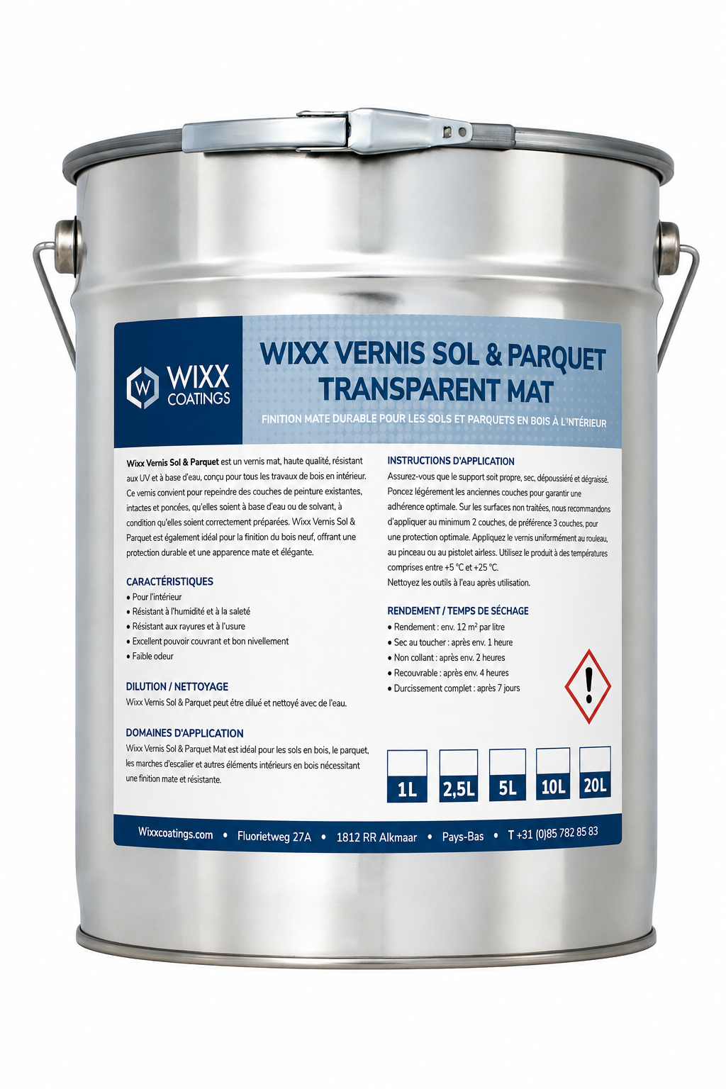 Wixx Vernis Sol & Parquet Transparent Mat