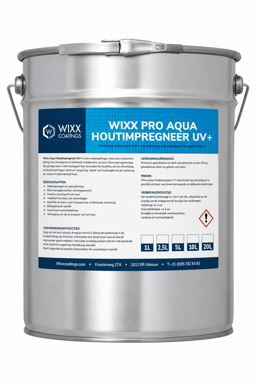 Wixx PRO Aqua Holzimprägnierung UV+ - Seidenglanz - 10L