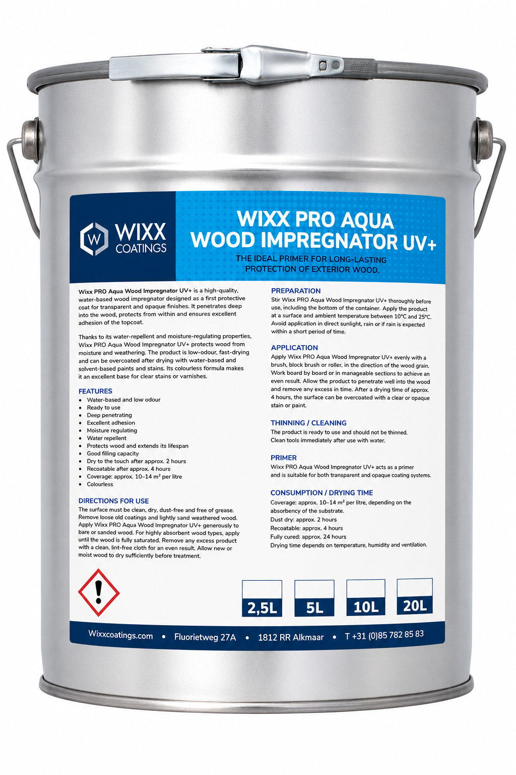 Wixx PRO Aqua Wood Impregnator UV+