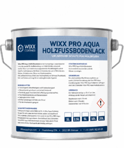 Wixx PRO Aqua Holzfußbodenlack Hochglänzend
