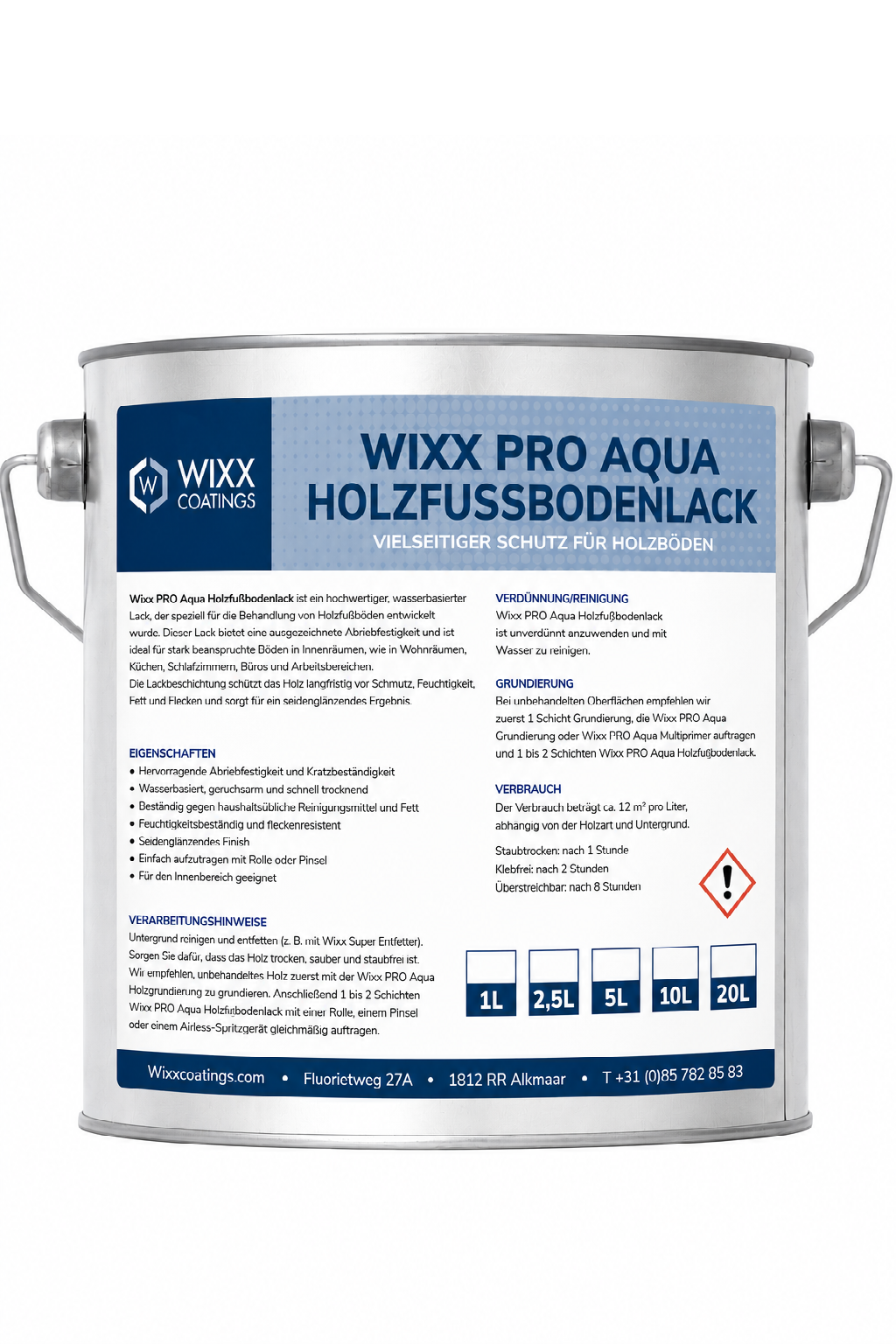 Wixx PRO Aqua Holzfußbodenlack Matt