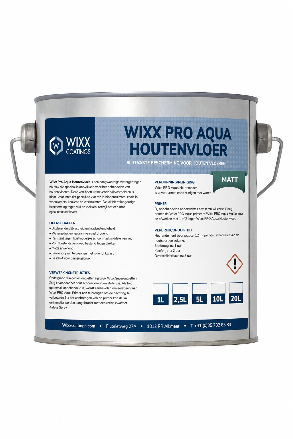 Wixx PRO Aqua Houtenvloer Matt